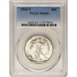 1946-S Walking Liberty Half Dollar Coin PCGS MS65+