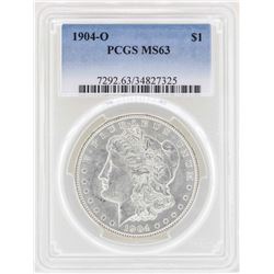 1904-O $1 Morgan Silver Dollar Coin PCGS MS63