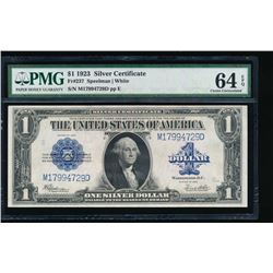 1923 $1 Silver Certificate PMG 64EPQ