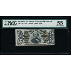 50 Cent Third Issue Fractional Note PMG 55