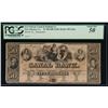 Image 1 : 1800's $50 Canal Bank Obsolete Note PCGS 50