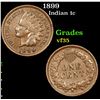 Image 1 : 1899 Indian Cent 1c Grades vf++