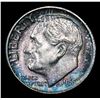 Image 2 : 1955-p Roosevelt Dime 10c Grades GEM++ Unc