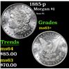 Image 1 : 1885-p Morgan Dollar $1 Grades Select+ Unc