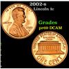 Image 1 : 2002-s Lincoln Cent 1c Grades GEM++ Proof Deep Cameo