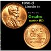 Image 1 : 1956-d Lincoln Cent 1c Grades Choice+ Unc RD
