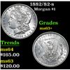 Image 1 : 1882/82-s Morgan Dollar $1 Grades Select+ Unc