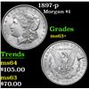 Image 1 : 1897-p Morgan Dollar $1 Grades Select+ Unc