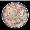 Image 2 : 1882-o/o Rainbow Toned Morgan Dollar $1 Grades Select+ Unc