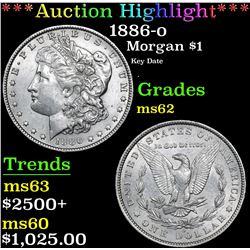 ***Auction Highlight*** 1886-o Morgan Dollar $1 Graded Select Unc By USCG (fc)