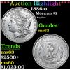 Image 1 : ***Auction Highlight*** 1886-o Morgan Dollar $1 Graded Select Unc By USCG (fc)