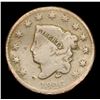 Image 2 : 1826 Coronet Head Large Cent 1c Grades f details