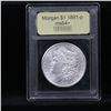 Image 4 : ***Auction Highlight*** 1891-p Morgan Dollar $1 Graded Choice+ Unc By USCG (fc)