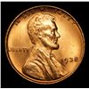 Image 2 : 1938-p Lincoln Cent 1c Grades GEM Unc RD