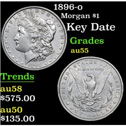 1896-o Morgan Dollar $1 Grades Choice AU