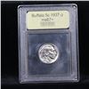 Image 4 : ***Auction Highlight*** 1937-p Buffalo Nickel 5c Graded Gem++ Unc By USCG (fc)