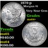 Image 1 : 1879-p Morgan Dollar $1 Grades Choice+ Unc