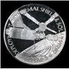 Image 2 : America In Space Deployment Of Thermal Shield And Solar Wing .999 Sterling Silver Round