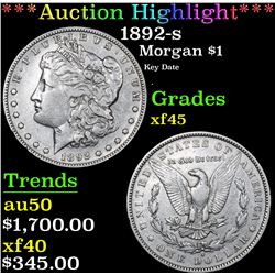 ***Auction Highlight*** 1892-s Morgan Dollar $1 Graded xf+ By USCG (fc)