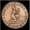 Image 2 : 1838 Am I Not A Woman & A Sister Hard Times Token 1c Grades vf++