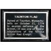 Image 3 : Flags of the American Revolution Franklin Mint Set Tauton Flag 415 Grams Sterling Silver