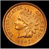 Image 2 : 1907 Indian Cent 1c Grades Choice Unc RD