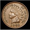 Image 2 : 1901 Indian Cent 1c Grades Choice AU/BU Slider