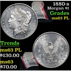 1880-s Morgan Dollar $1 Grades Select Unc PL