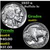 Image 1 : 1937-s Buffalo Nickel 5c Grades Select+ Unc