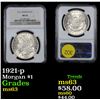 Image 1 : NGC 1921-p Morgan Dollar $1 Graded ms63 By NGC