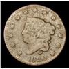 Image 2 : 1820 Coronet Head Large Cent 1c Grades f+