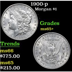 1900-p Morgan Dollar $1 Grades GEM+ Unc
