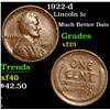 Image 1 : 1922-d Lincoln Cent 1c Grades vf+
