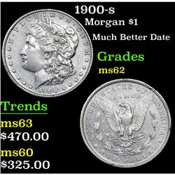 1900-s Morgan Dollar $1 Grades Select Unc