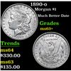 Image 1 : 1890-o Morgan Dollar $1 Grades Select+ Unc