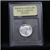 Image 4 : ***Auction Highlight*** 1923-p Standing Liberty Quarter 25c Graded Choice Unc FH By USCG (fc)