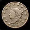 Image 2 : 1824 Coronet Head Large Cent 1c Grades f+