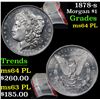 Image 1 : 1878-s Morgan Dollar $1 Grades Choice Unc PL