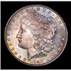 Image 2 : 1890-s Rainbow Toned Morgan Dollar $1 Grades Select+ Unc
