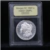 Image 4 : ***Auction Highlight*** 1897-s Morgan Dollar $1 Graded Select Unc+ DMPL By USCG (fc)