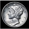 Image 2 : 1939-p Mercury Dime 10c Grades Choice AU/BU Slider