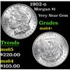 Image 1 : 1902-o Morgan Dollar $1 Grades Choice+ Unc