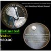 Image 1 : America In Space First Docking Of Two Orbiting Vehicles .925 Sterling Silver Round