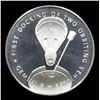 Image 2 : America In Space First Docking Of Two Orbiting Vehicles .925 Sterling Silver Round