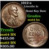 Image 1 : 1912-s Lincoln Cent 1c Grades Choice Unc BN
