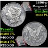 Image 1 : 1896-p Morgan Dollar $1 Grades GEM Unc PL