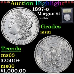 ***Auction Highlight*** 1897-o Morgan Dollar $1 Graded BU+ By USCG (fc)