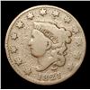 Image 2 : 1821 Coronet Head Large Cent 1c Grades vg+