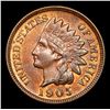 Image 2 : 1905 Indian Cent 1c Grades Select+ Unc RB