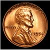 Image 2 : 1954-p Lincoln Cent 1c Grades Choice+ Unc RD